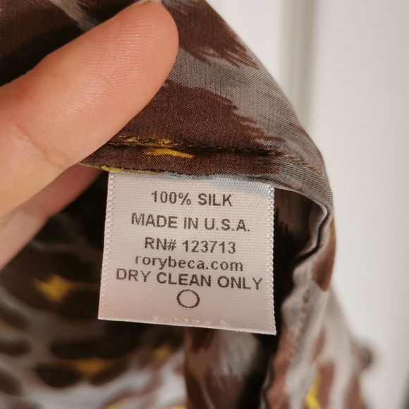 100% silk leopard dress XS - Picture 5 of 5